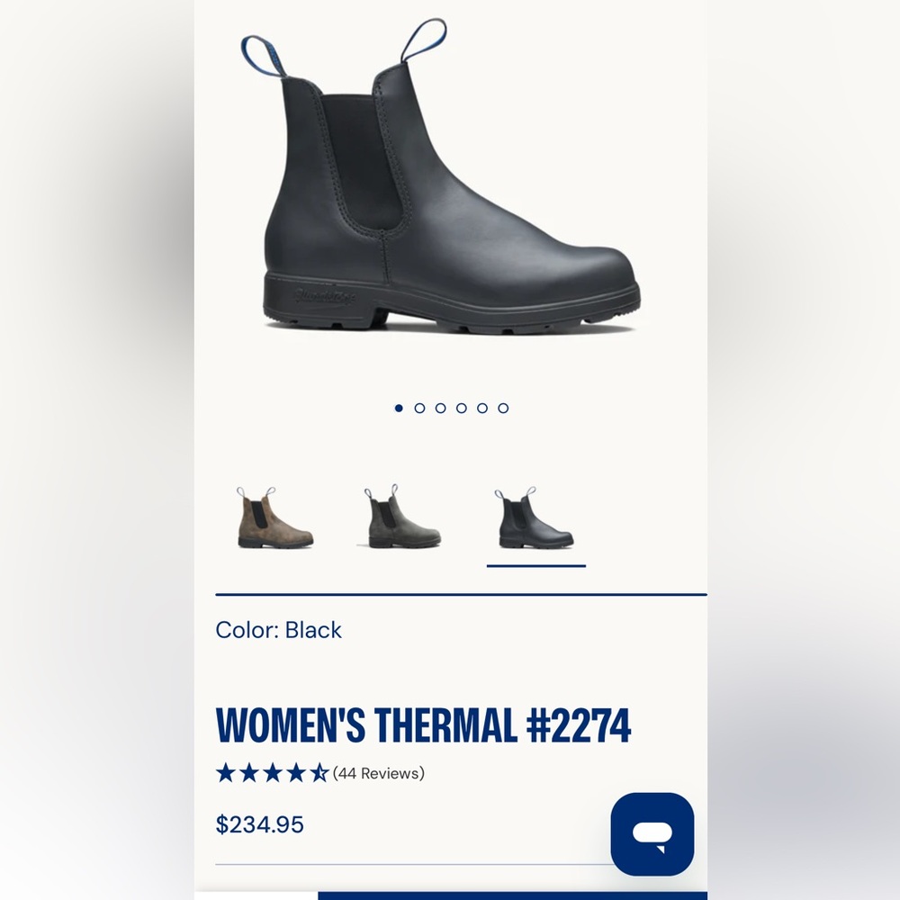 Blundstone Women's Thermal Boots - Dark Gray